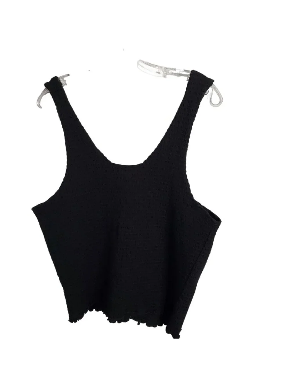 Hot Topic 4 Size 4X Top Smocked Lace Up Corset Tank Gothic Cottagecore Stretchy - Picture 3 of 9